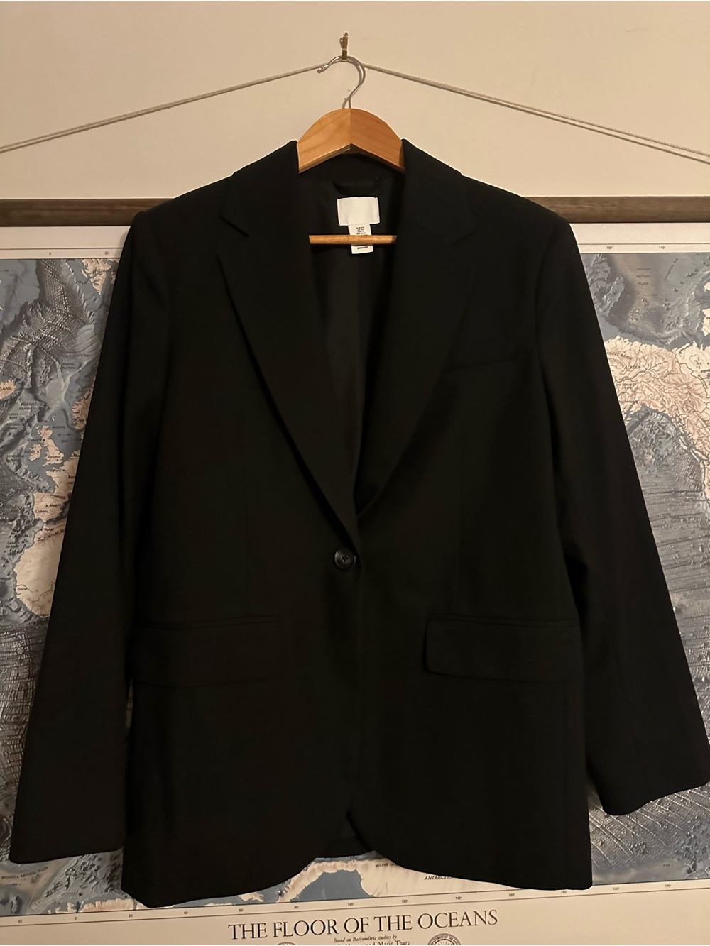 H&M Loose Fit Black Blazer Size XS